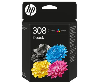 Cartridge - Multi Pack HP č.308 - 6L6S6U (Černá, azurová, purpurová, žlutá)