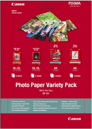 Canon VP-101-A4+10x15 'Variety Pack'(10x15cm, 20 listů, 200 g/m2)  - Doprodej